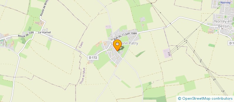 localisation de l'entreprise TP2C  THUE ET MUE