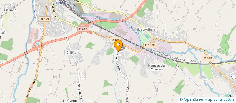 localisation de l'entreprise TP2E ANCIENNEMENT ALVES  LE MESNIL-GUILLAUME