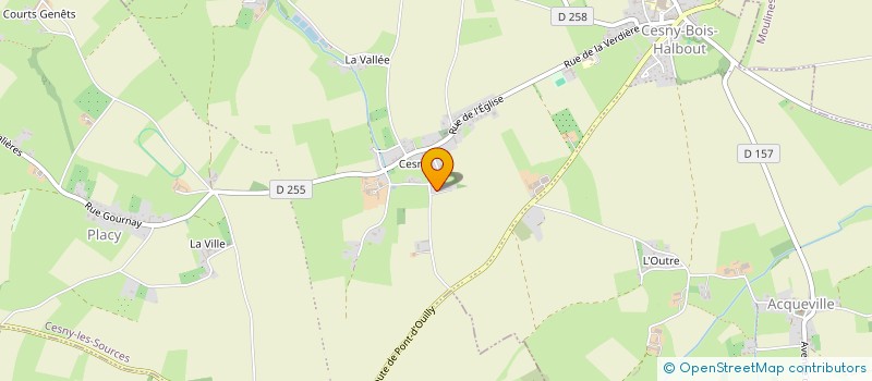 localisation de l'entreprise TP2M  CESNY-LES-SOURCES