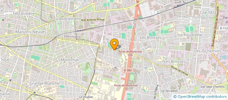 localisation de l'entreprise TPA à BRON