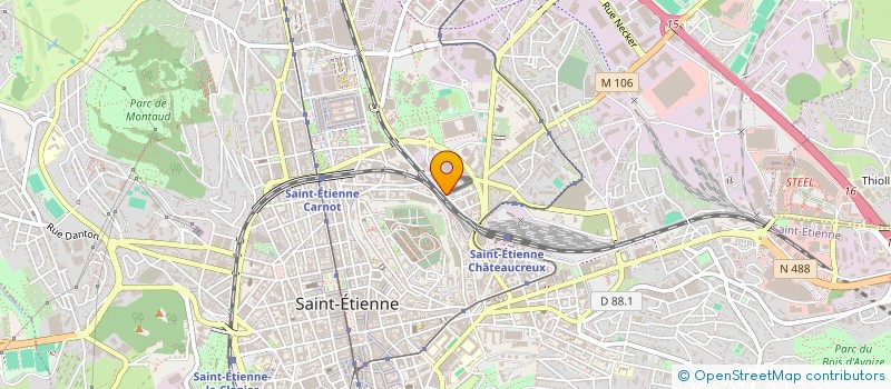 localisation de l'entreprise TPA à SAINT-ETIENNE