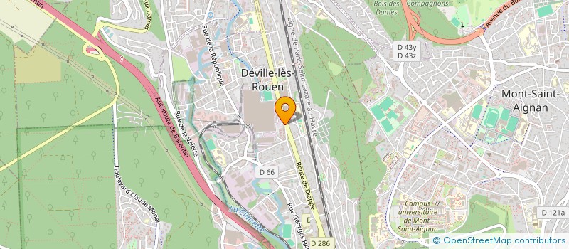 localisation de l'entreprise TPA INVESTISSEMENTS ET CREATIONS  DEVILLE-LES-ROUEN