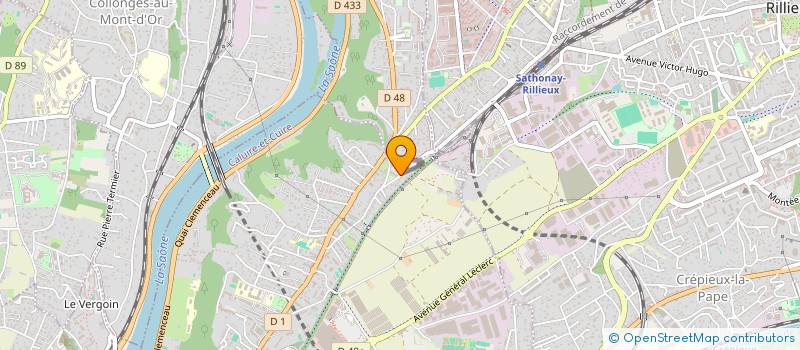 localisation de l'entreprise TPAC à CALUIRE-ET-CUIRE