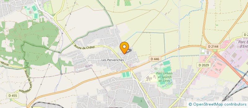 localisation de l'entreprise TPAG  RIOM