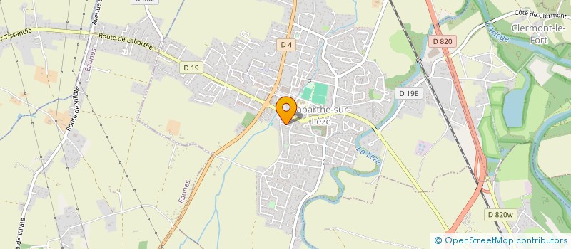 localisation de l'entreprise TPAL à LABARTHE-SUR-LEZE