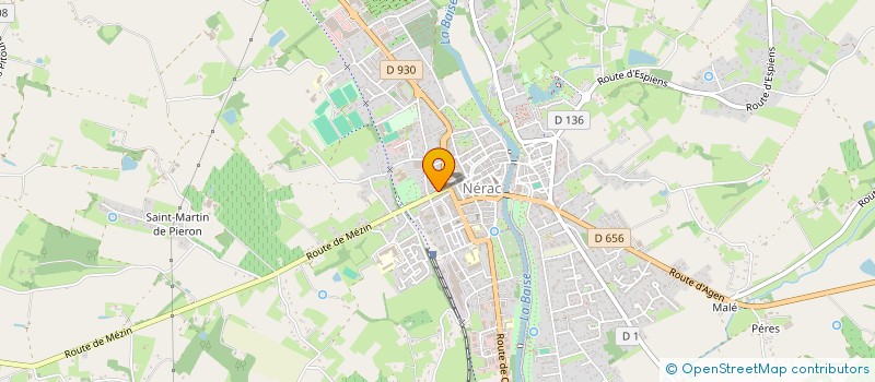 localisation de l'entreprise TPB SUD OUEST  NERAC