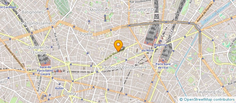 localisation de l'entreprise TPBC TRAVAUX PUBLIC BATIMENT CHAUFFAGE  PARIS