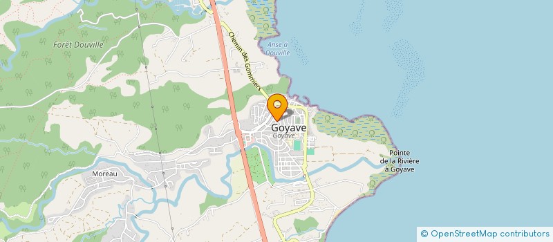 localisation de l'entreprise TPBJ à GOYAVE