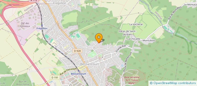 localisation de l'entreprise TPC  BESSANCOURT