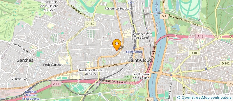 localisation de l'entreprise TPC à SAINT-CLOUD