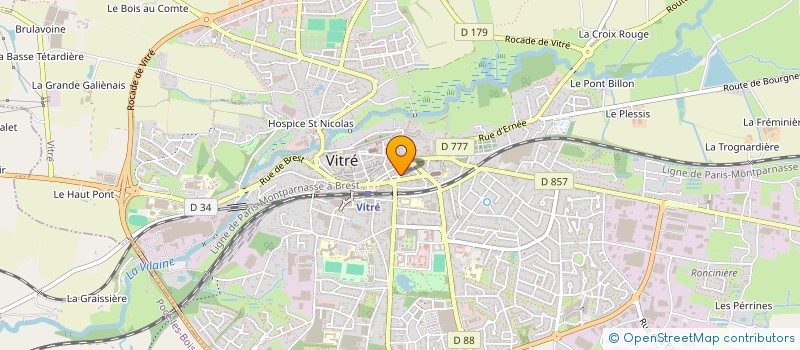 localisation de l'entreprise TPC INVEST  VITRE