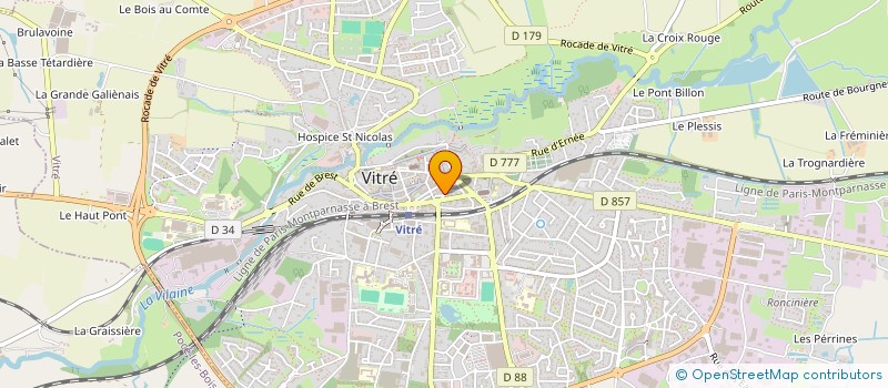 localisation de l'entreprise TPC KLIMROD  VITRE
