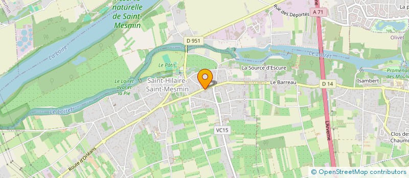localisation de l'entreprise TPC LEMAIRE à SAINT-HILAIRE-SAINT-MESMIN