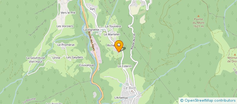 localisation de l'entreprise TPC MAINTENANCE à LE BIOT