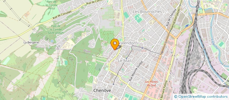 localisation de l'entreprise TPCG à CHENOVE