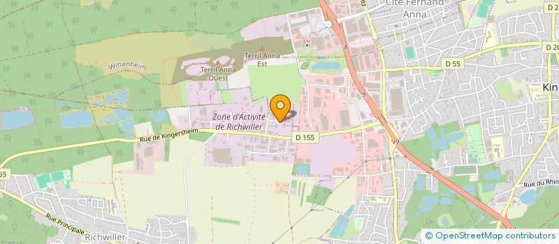 localisation de l'entreprise TPDC  RICHWILLER
