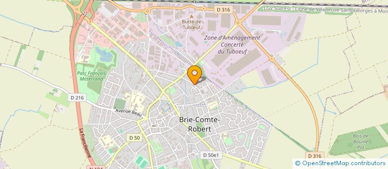 localisation de l'entreprise TPE IMMOBILIER  BRIE-COMTE-ROBERT