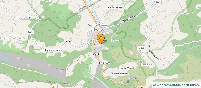 localisation de l'entreprise TPE SARL  EVENOS