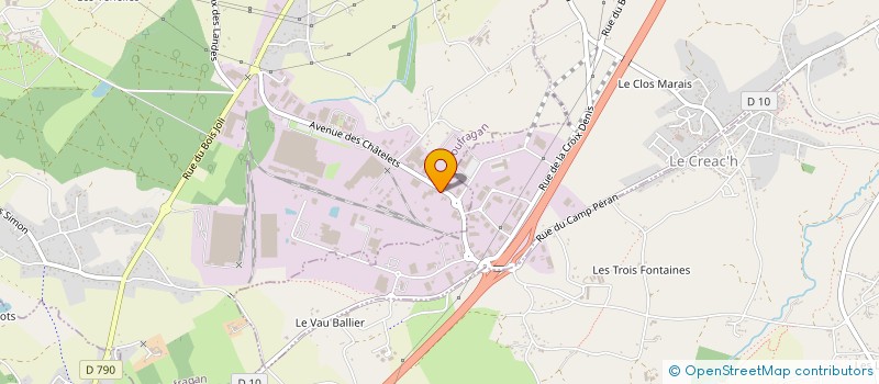 localisation de l'entreprise TPELEC à PLOUFRAGAN