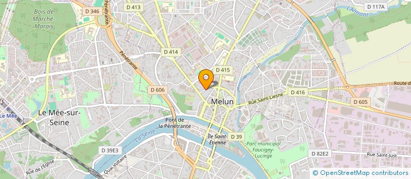 localisation de l'entreprise TPF à MELUN