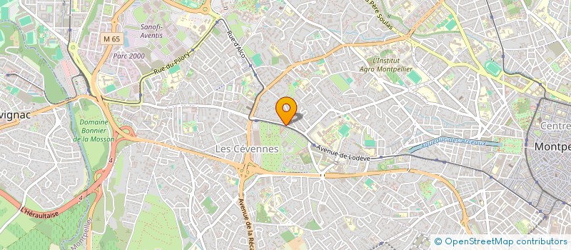 localisation de l'entreprise TPF à MONTPELLIER