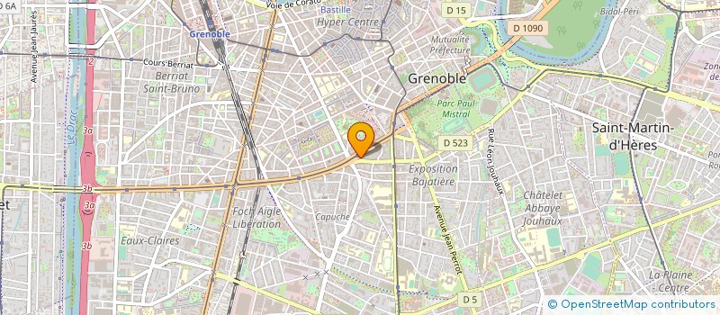 localisation de l'entreprise TPF à GRENOBLE