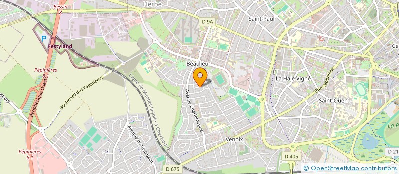 localisation de l'entreprise TPF PRODUCTION à CAEN