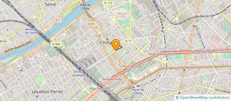 localisation de l'entreprise TPFS à CLICHY