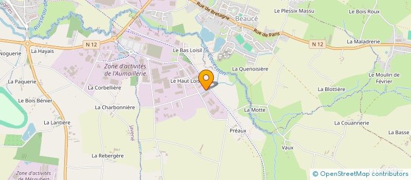 localisation de l'entreprise TPG 21  LA SELLE-EN-LUITRE