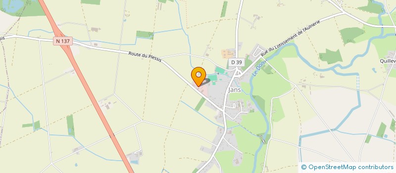 localisation de l'entreprise TPG 22  JANS