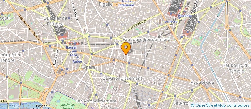 localisation de l'entreprise TPG  PARIS