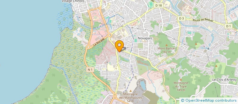 localisation de l'entreprise TPG  CAYENNE