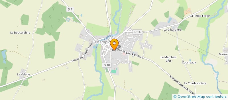 localisation de l'entreprise TPG  CHAMPIGNELLES