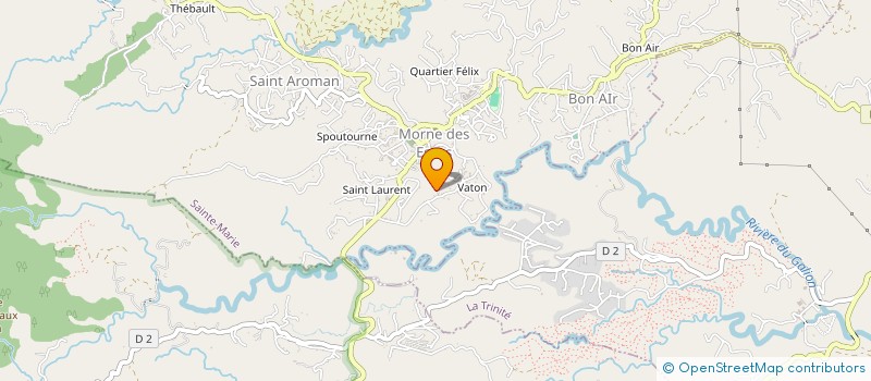 localisation de l'entreprise TPGM SARL à SAINTE-MARIE
