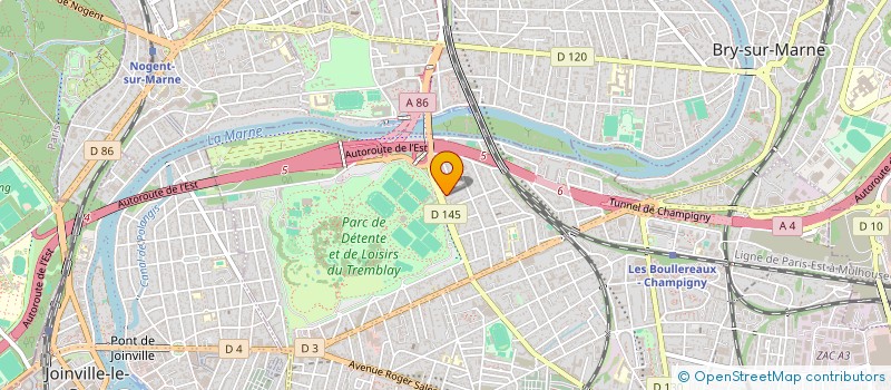 localisation de l'entreprise TPGP à CHAMPIGNY-SUR-MARNE