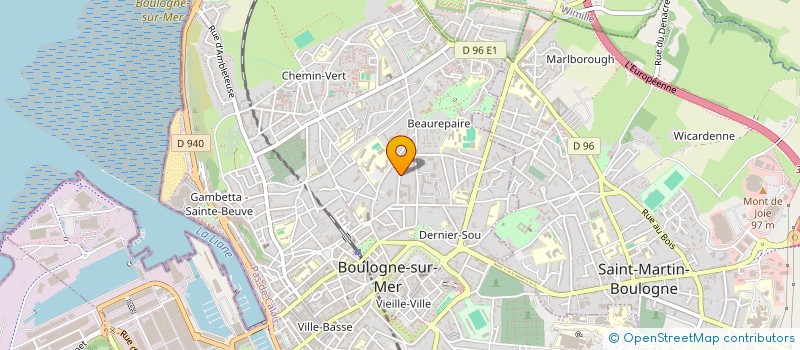 localisation de l'entreprise TPGS à BOULOGNE-SUR-MER