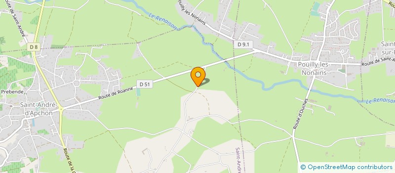 localisation de l'entreprise TPH  SAINT-ANDRE-D'APCHON