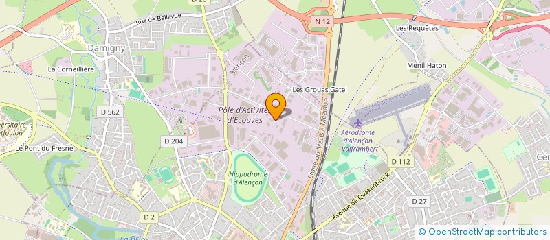 localisation de l'entreprise TPH à ALENCON