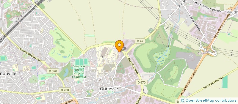 localisation de l'entreprise TPI à GONESSE