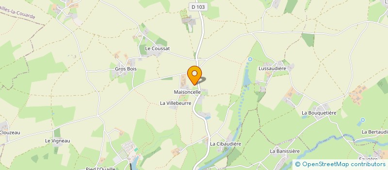 localisation de l'entreprise TPI  PRAILLES-LA COUARDE