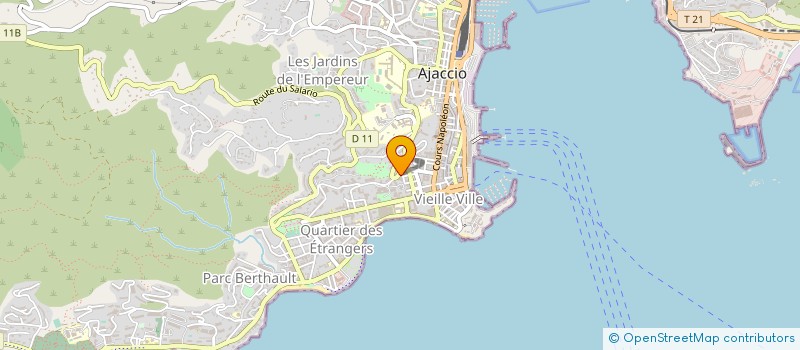localisation de l'entreprise TPIA à AJACCIO