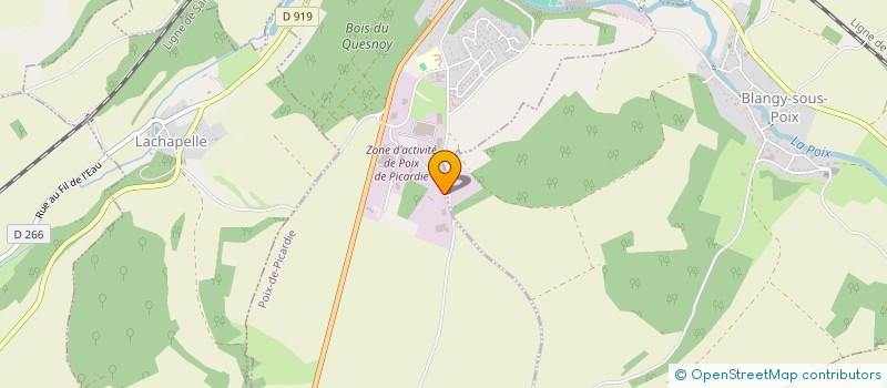 localisation de l'entreprise TPIE à POIX-DE-PICARDIE