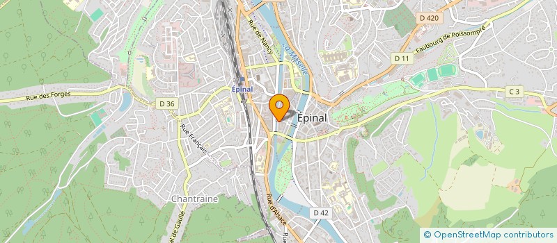 localisation de l'entreprise TPIMMO  EPINAL