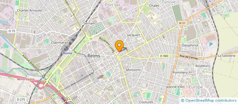 localisation de l'entreprise TPJ  REIMS