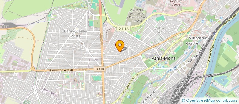 localisation de l'entreprise TPJ CONSULTING à ATHIS-MONS