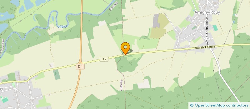 localisation de l'entreprise TPL à AMIGNY ROUY