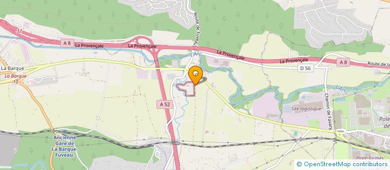 localisation de l'entreprise TPL  FUVEAU