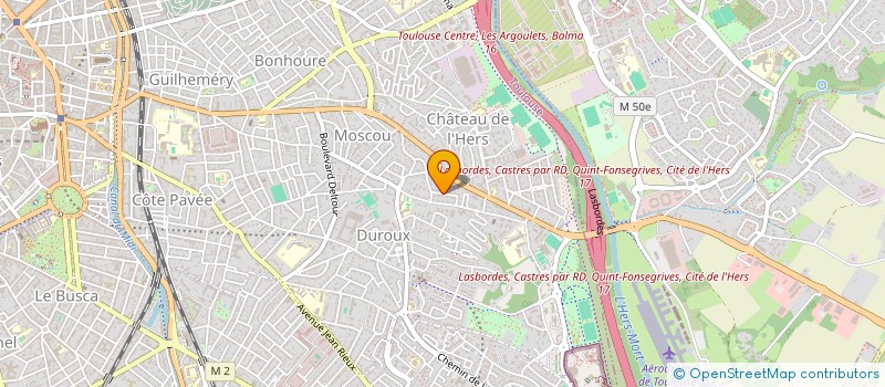 localisation de l'entreprise TPL à TOULOUSE