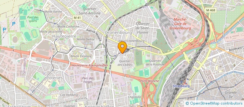 localisation de l'entreprise TPL EXPRESS à STRASBOURG
