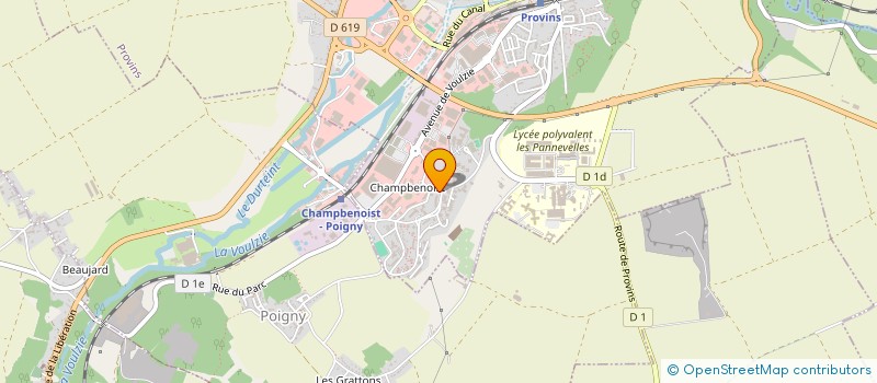 localisation de l'entreprise TPL SERVICES à PROVINS